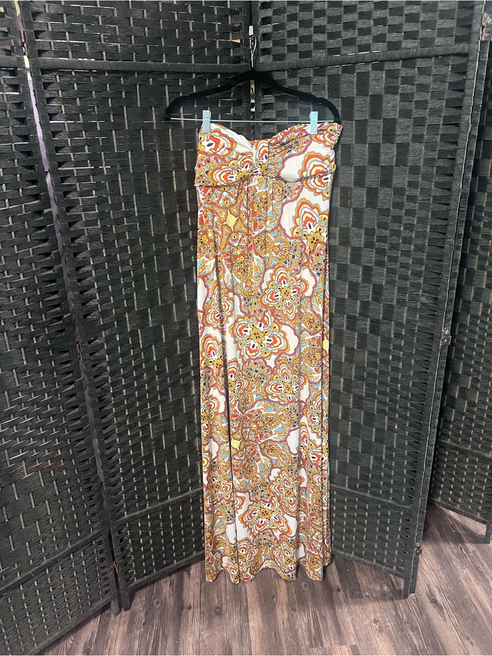 XOXO Bohemian Paisley Maxi Dress Size L